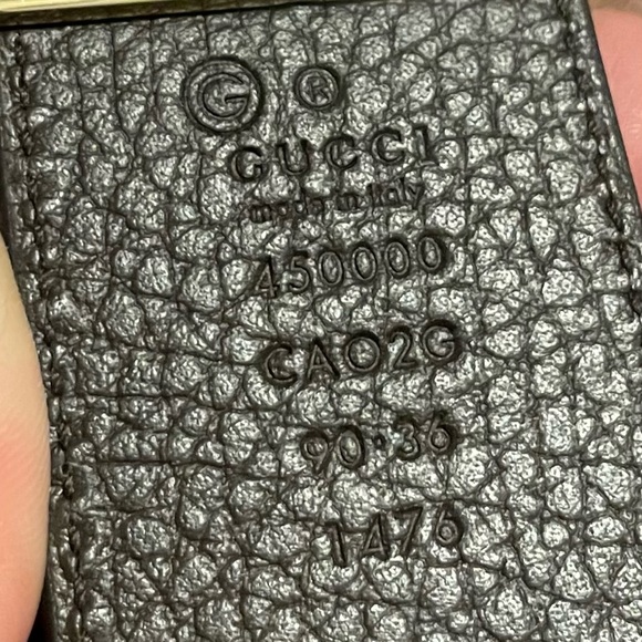 GUCCI GG Reversible Belt Black/Brown 450000 Size 90.36 - Picture 2 of 8